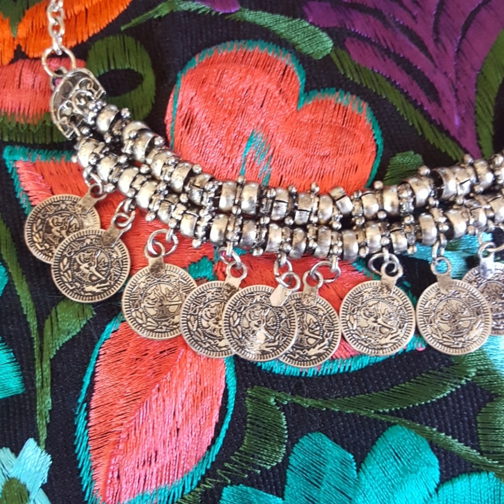 Silver Coin Necklace